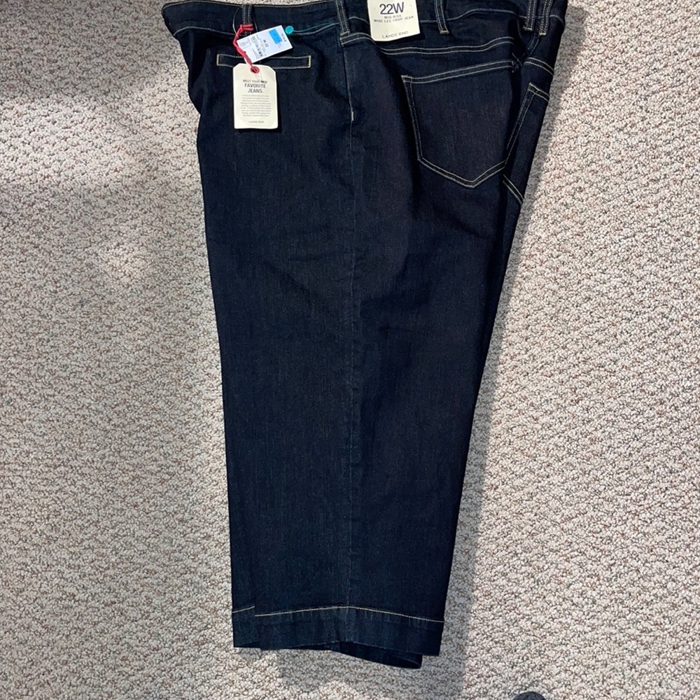 Lands’End Jean Shorts  22W NWT